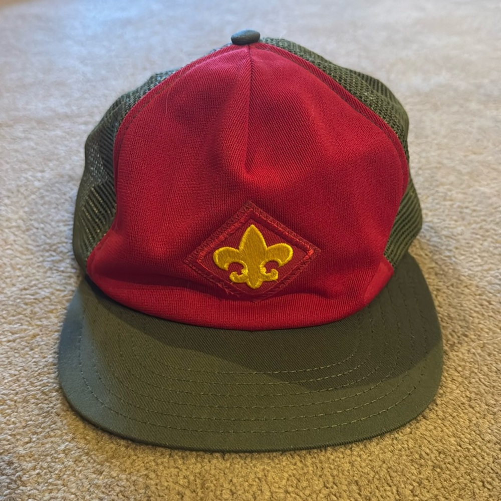 Vintage Boy Scout mesh trucker hat